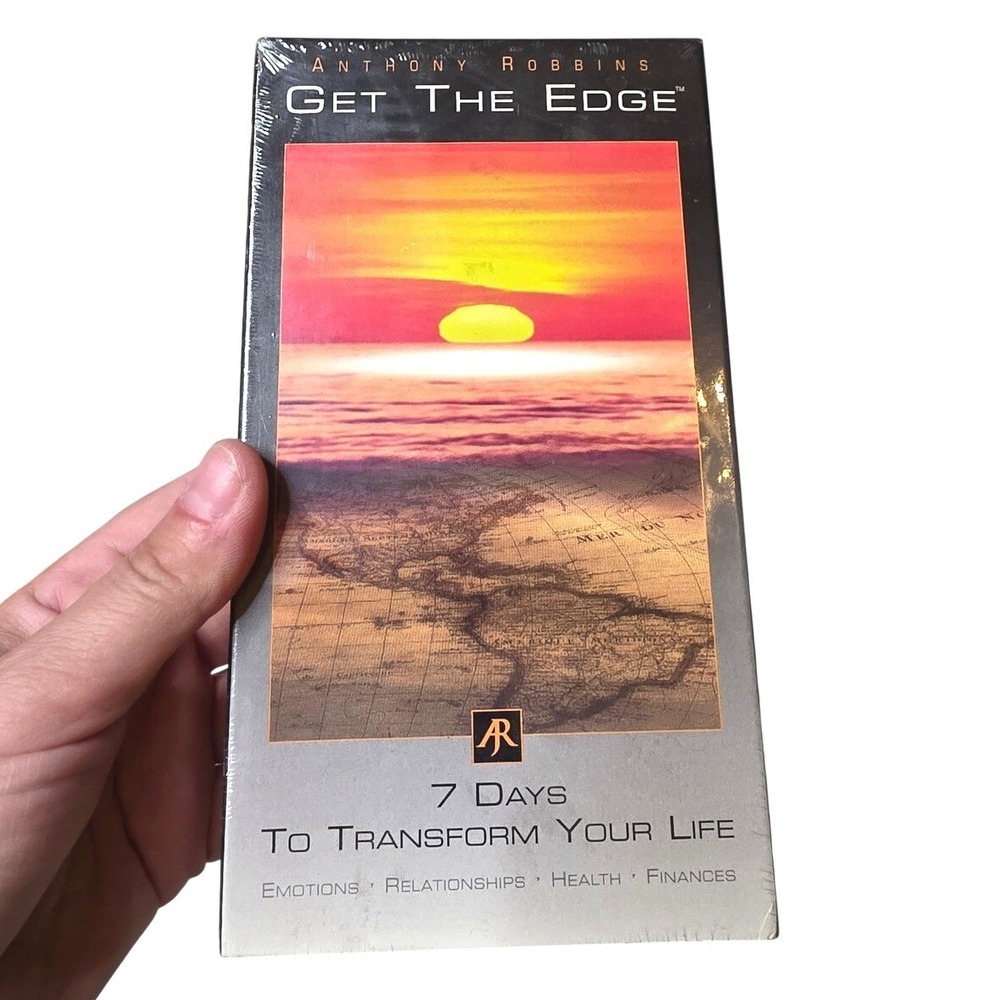 Tony Robbins Get The Edge 7 Days To Transform Your Life VHS Video Introduct New